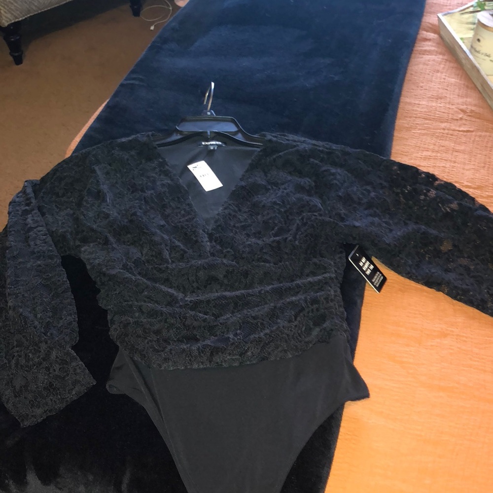 Black lace Bodysuit